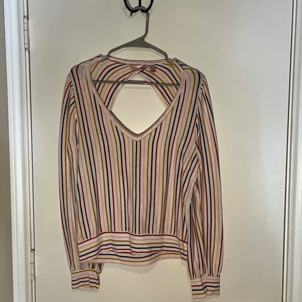 Willow & Root Striped Sweater